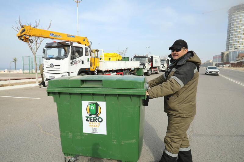 В Мангистауской области в рамках экологической акции «Тазару күні» прошёл масштабный субботник