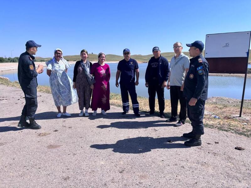 В ШЫМКЕНТЕ РАЗЪЯСНЯЮТ МЕРЫ БЕЗОПАСНОСТИ НА ВОДОЕМАХ