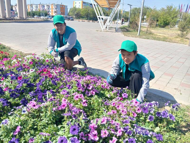 В рамках программы «Таза Қазақстан» в области Ұлытау прошли экологические акции