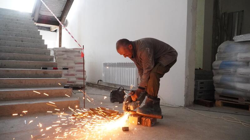 Аким области раскритиковал темпы строительства Дворца спорта в Щучинске