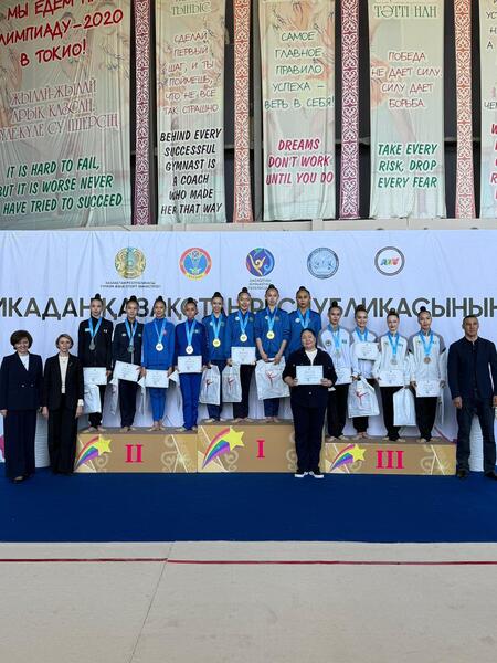 Спортсменки из Астаны стали лучшими на чемпионате страны по художественной гимнастике