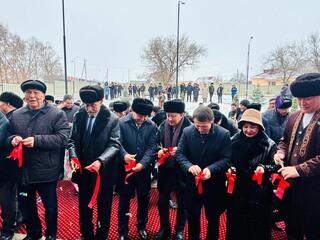 В селе Жылысай состоялось торжественное открытие нового Дома культуры