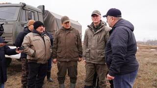 Роман Скляр и Гауез Нурмухамбетов проверили противопаводковые меры в Кызылжарском районе