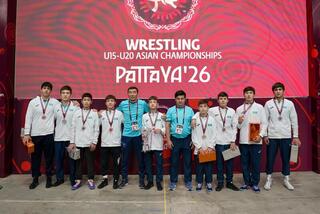 Юные борцы из Астаны завоевали две медали чемпионата Азии