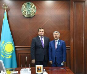 Награждение медалью «30 лет Конституции Республики Казахстан»