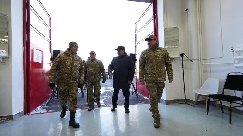 В селе Сарыозек начала работу обновленная пожарная часть