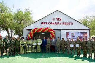 В Казахстане открылось 216-ое добровольное противопожарное формирование «Ауыл құтқарушылары»