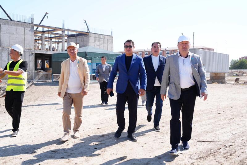 Депутаты Сената ознакомились со строительством социально значимых объектов в Кызылорде
