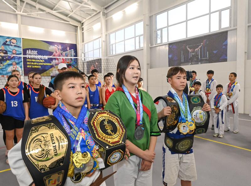 В Шиелийском районе открылся физкультурно-оздоровительный комплекс