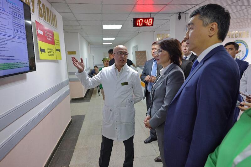 А. АЛЬНАЗАРОВА ПРОВЕЛА ВСТРЕЧУ С НАСЕЛЕНИЕМ И ПОСЕТИЛА РЯД МЕДОРГАНИЗАЦИЙ ОБЛАСТИ УЛЫТАУ