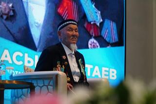 В Косшы чествовали ветерана ВОВ