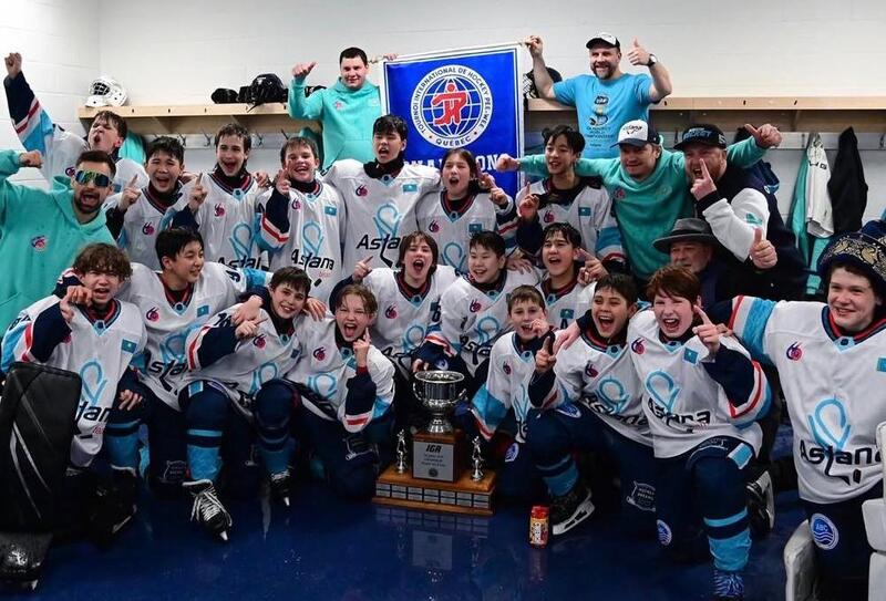 Карагандинские хоккеисты вместе с Astana Team взяли золото на международном турнире в Канаде
