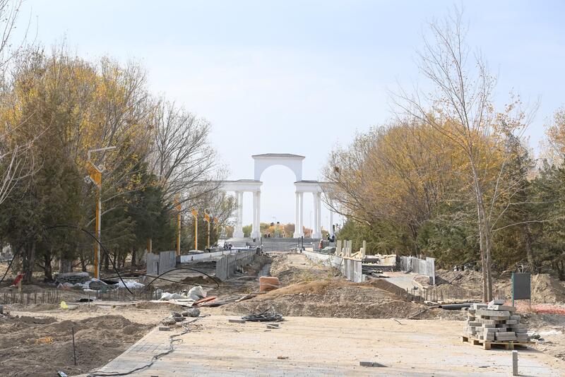 Парк Президента в Кызылорде обретет новый облик