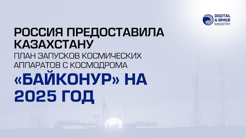 Россия представила Казахстану План запусков космических аппаратов с космодрома «Байконур» на 2025 год