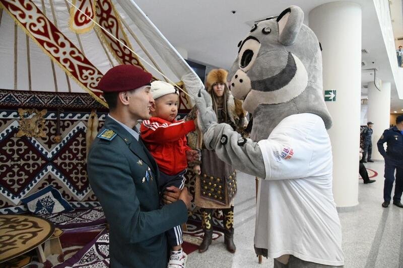 Тазабек поддержал акцию «Таза Қазақстан» на чемпионате мира Cism