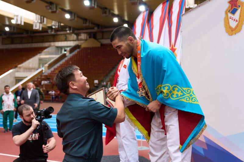 Сборная Казахстана заняла второе общекомандное место на Чемпионате СНГ по армейскому рукопашному бою