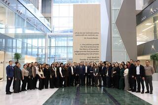 Магистранты Академии правосудия при Высшем Судебном Совете приняли участие в выездной лекции в Суде Международного финансового центра «Астана» (МФЦА)