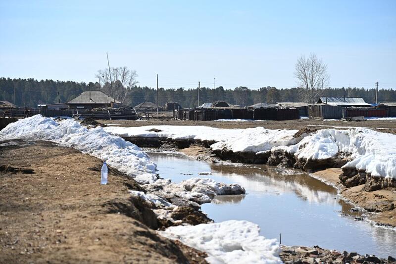 Фактов подтопления жилых домов не зафиксировано: аким области посетил село Бозтал