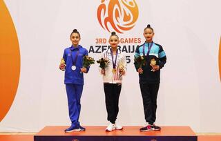 III Игры стран СНГ: столичная спортсменка стала бронзовым призером по художественной гимнастике