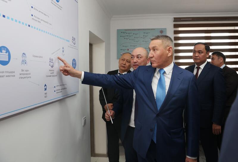 Ветеринарным организациям Жамбылской области вручили ключи от 50 новых служебных автомобилей