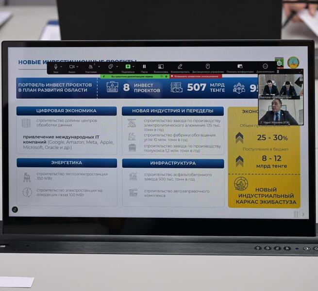 В акимате области на очередном заседании Регионального инвестиционного штаба рассмотрели приоритетные проекты, направленные на диверсификацию экономики