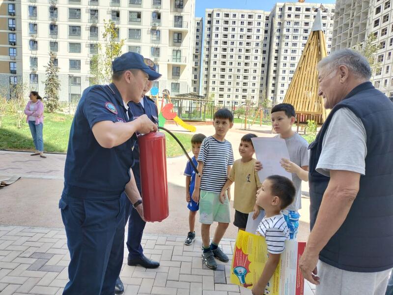 Пожарно-тактическое учение в жилом комплексе «Tumar Apartments»»
