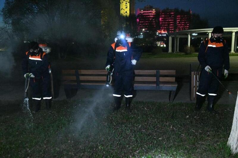 В Астане проводятся полномасштабные дезинсекционные работы против комаров
