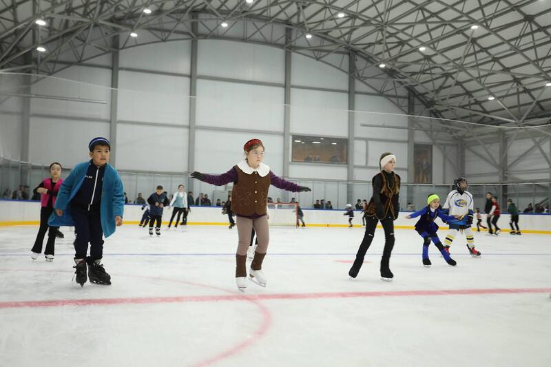 В Мангистауской области открылся ледовый дворец международного стандарта