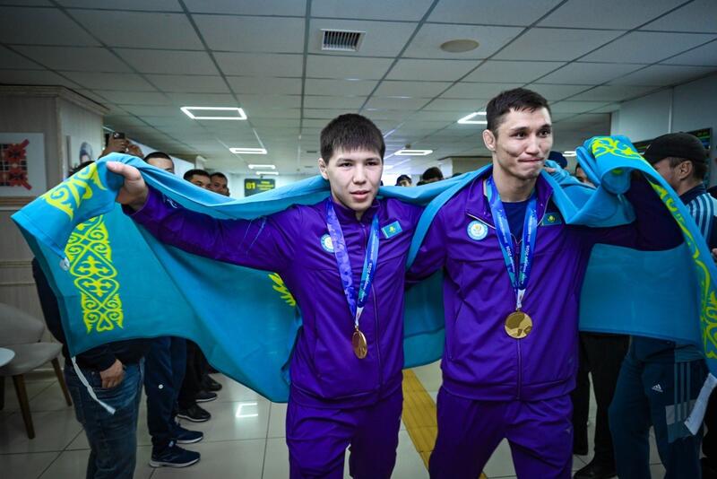 Два чемпиона ХХ азиатских игр прибыли в Актобе