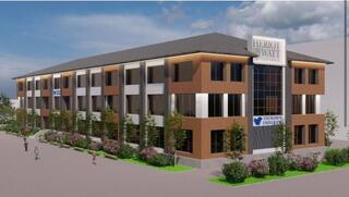  В Актобе ведётся строительство нового учебно-лабораторного корпуса кампуса международного университета Heriot-Watt University.