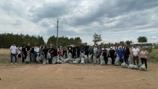 «Таза Қазақстан»: в Шахтинске навели порядок в лесополосе