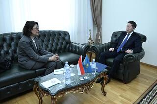 Посол Княжества Монако вручила копии верительных грамот