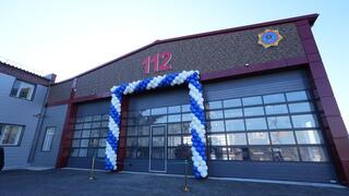 В посёлке Атамекен впервые за 40 лет прошла реновация пожарной части