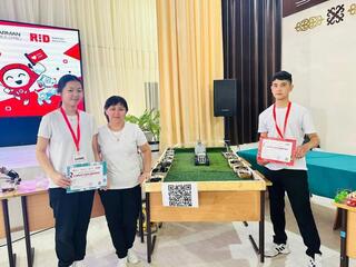 Школьник из области Абай изобрёл робота для полива огорода